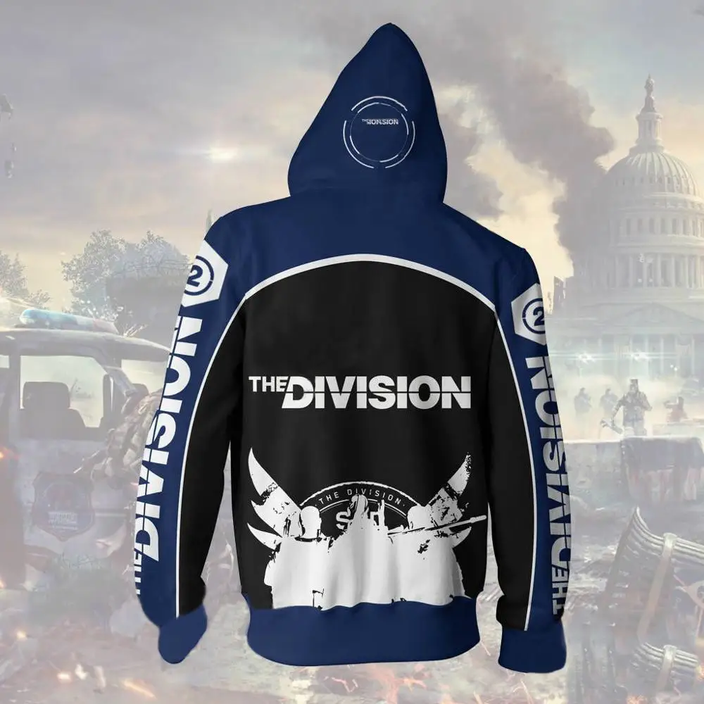 3D печатных хип хоп короткий рукав том Clancy's The Division 2 Унисекс Harajuku видеоигры