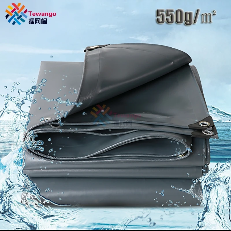 Tewango сверхпрочный ПВХ Оксфорд холст 550GSM Водонепроницаемый брезент 0,5 мм утолщенный наружный тент Анти-Царапины затенение парус патио крышка Tewango сверхпрочный ПВХ Оксфорд холст 550GSM Водонепроницаемый брезент 0,5 мм утолщенный наружный тент Анти-Царапины затенение парус патио крышка