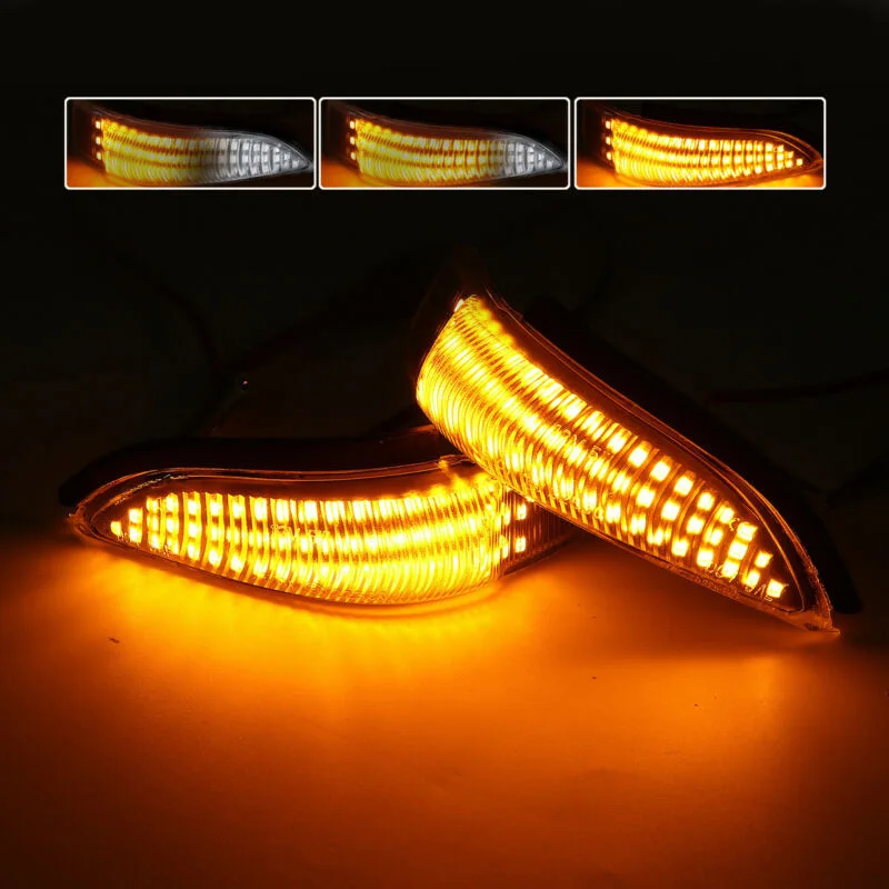 Автомобильный Динамический светодиодный индикатор заднего вида 2 шт. 12 В для Toyota