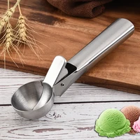 ice cream scoops stacks stainless steel digger fruit non stick spoon kitchen tools for home cake