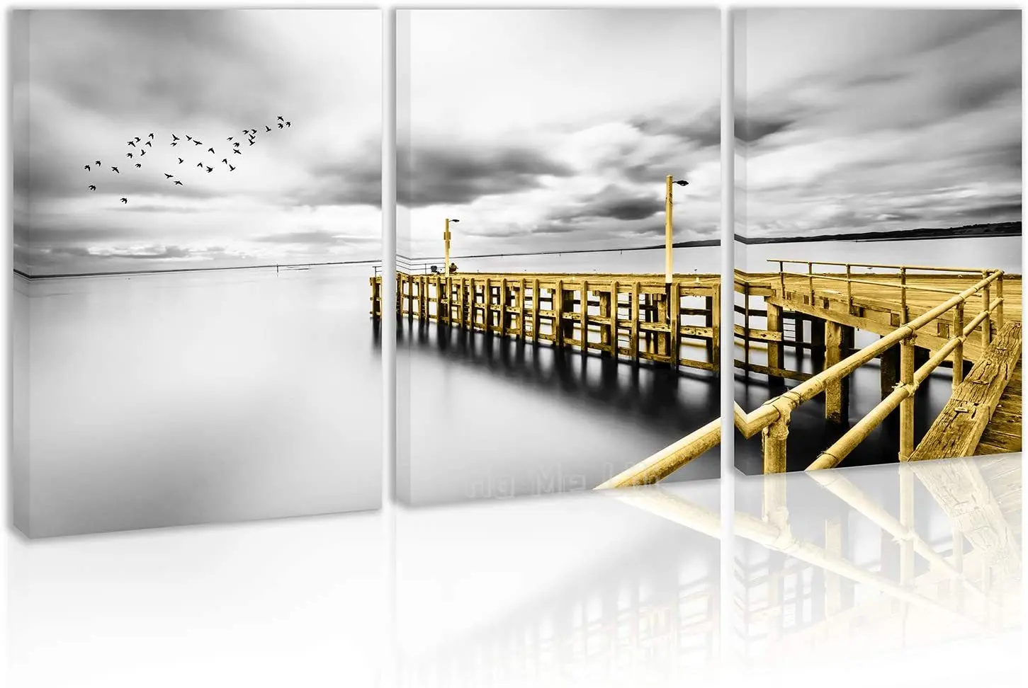 

Black And White Bridge Landscape Modern Artwork Canvas Painting Prints Pictures Home Decor For Living Room Dining Room Bedroom