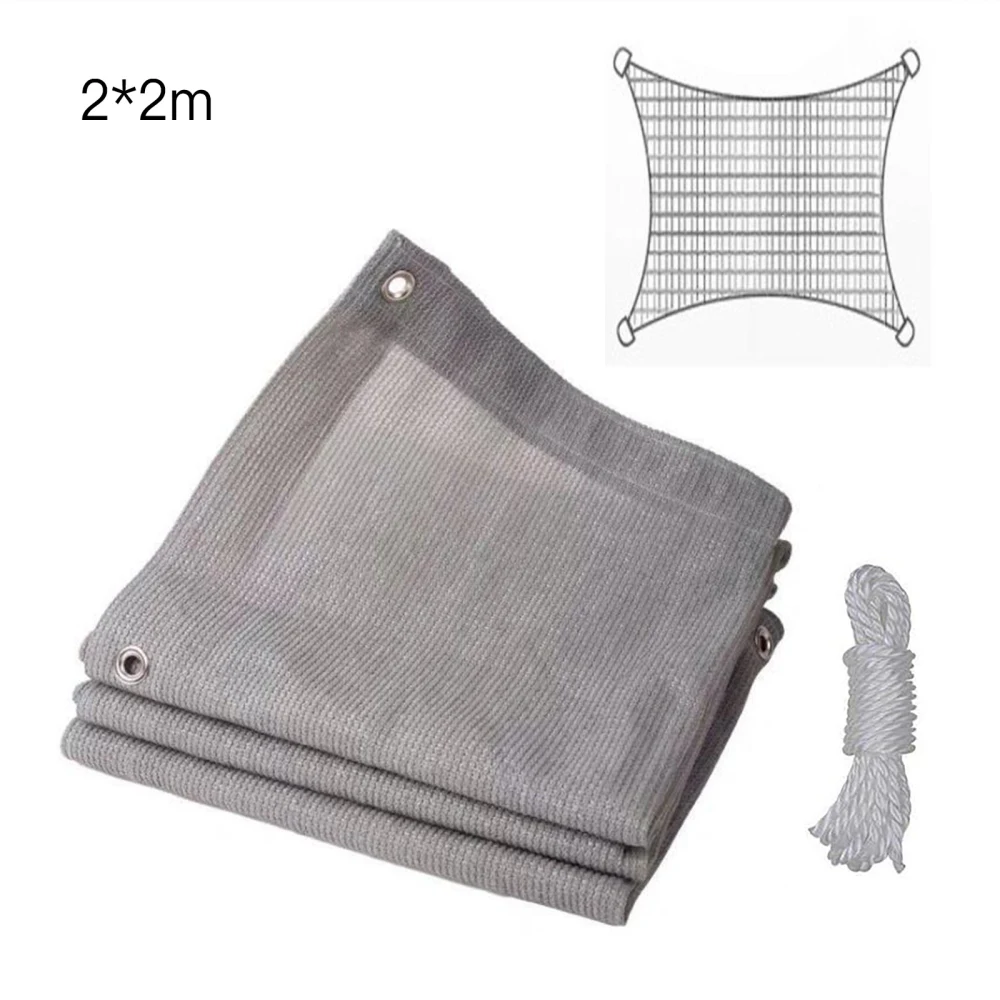 

Car Cover Sun Block Garden Netting Mesh Sunshade Shading Rate 95% HDPE Balcony Outdoor Plant Gray Sunscreen