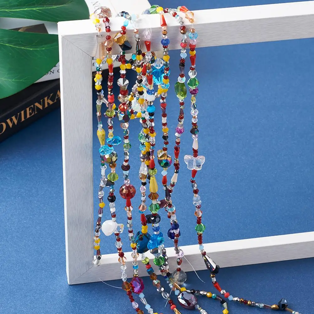 

10 Strands Mixed Electroplate Glass Beads Faceted Loose Spacer Beads for DIY Beading Jewelry Making Findings Accessories