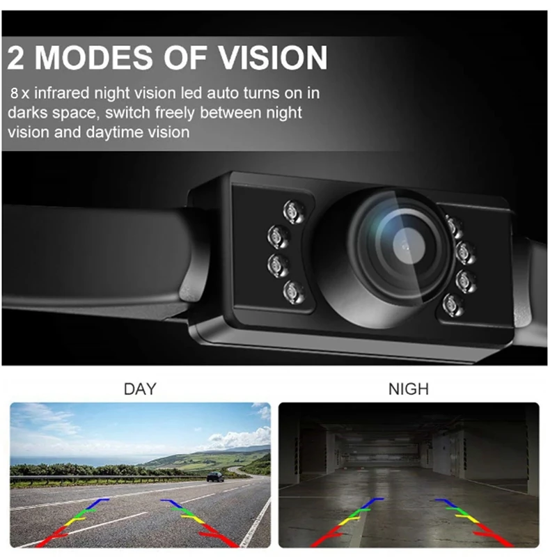 

Wireless Car Rear View Camera 4.3inch LCD Monitor Night Vision Reverse Car Waterproof Backup for Rv/Truck/Pickup