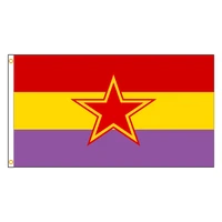 3x5fts spanish republican communist flag