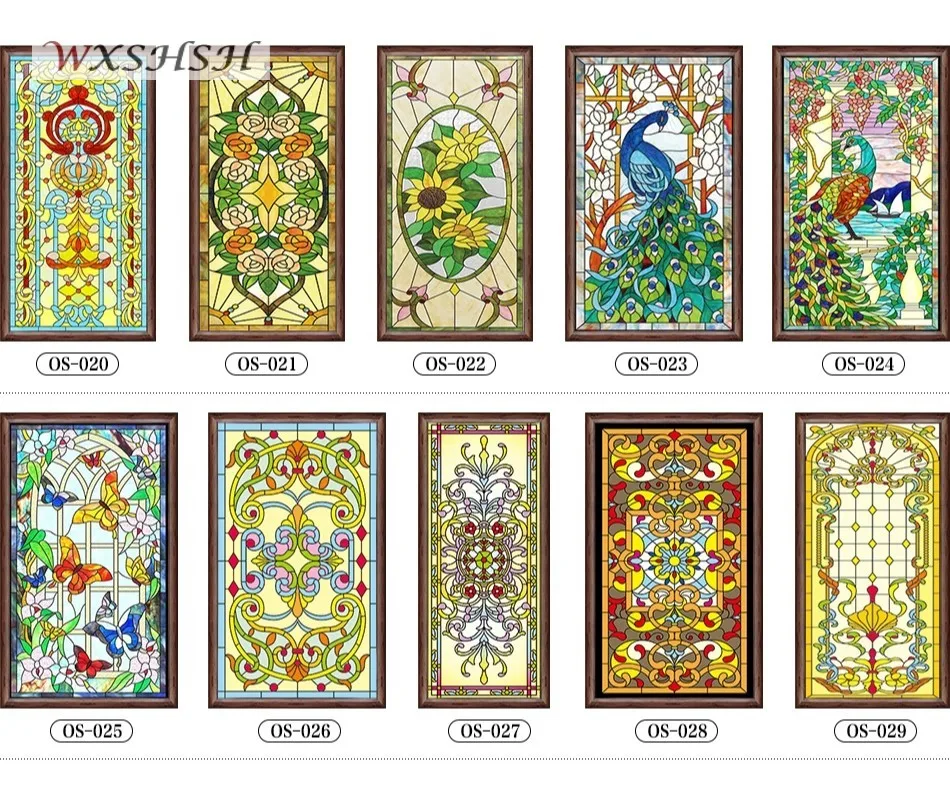 Заказной размер без клея Электростатическая Прямая поставка церковные