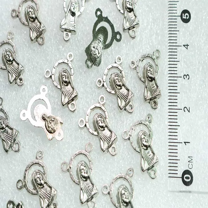 100 шт./золотой кулон с крестом Иисуса для цепочки и Розария|Шармы| |