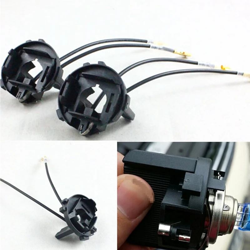 2 шт. h7 HID лампы зажим фиксатор адаптер держатель для vw golf 7 HID фары для VW Tiguan/Scirocco/Sharan/Touran держатель Гнездо