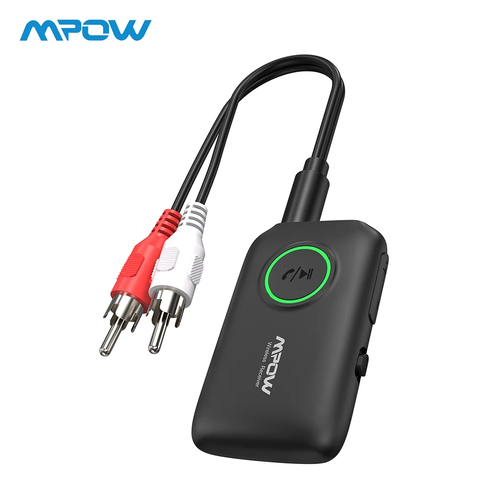 Mpow BH390 Bluetooth адаптер Bluetooth 5,0 приемник и передатчик 2 в 1 AptX HD аудио для ТВ автомобиля Aux Bluetooth динамик
