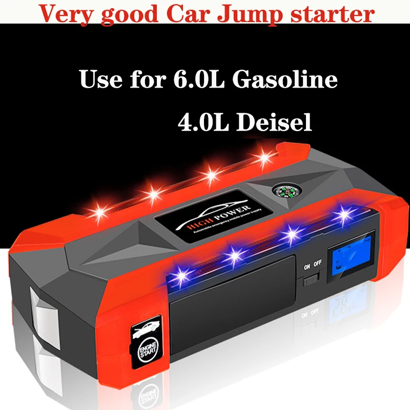 Jump Starter 68000mWh starting device Petrol 6.0L Diesel 3.0L jumper charger 800A Cheap Power Bank Car Battery Booster | Автомобили и