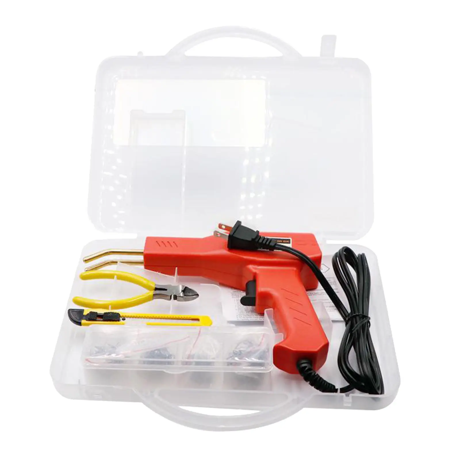 

Plastic Garage Tool Hot Stapler PVC Plastic Repairing Machine Car Bumper Repair Hot Stapler Gun 3 Colors