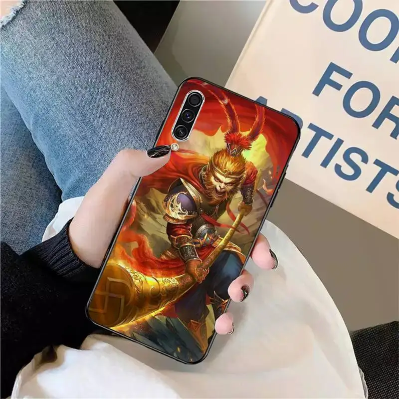 

Anime Monkey King Sun Wukong Phone Case For Samsung galaxy S 9 10 20 A 10 21 30 31 40 50 51 71 s note 20 j 4 2018 plus