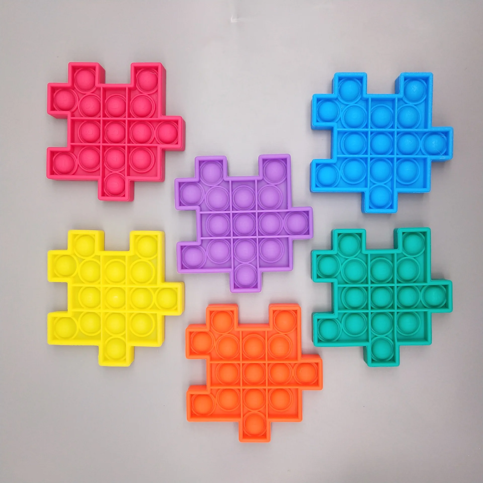 

Squeeze Toy Fidget Popular Push Bubble Sensory Anti Stress Toys Creatived DIY Squier Rubik's Cube Popedit Gift For Kids Adults