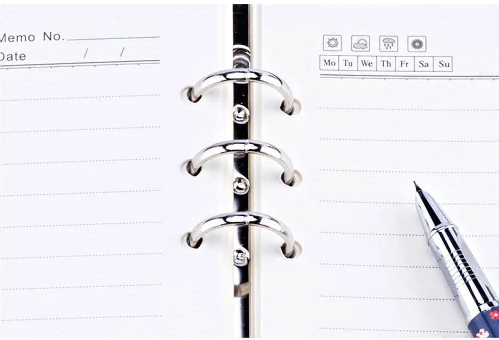 А5 Папка для документов с калькулятором на молнии Fichario Binder Padfolio портфель для ноутбука сумка для путешествий