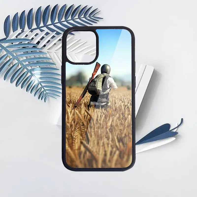 

pubg hot fashion game Phone Case PC for iPhone 11 12 pro XS MAX 8 7 6 6S Plus X 5S SE 2020 XR Luxury brand shell funda