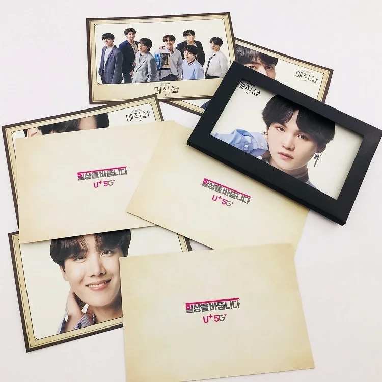 KPOP Bangtan Boys пять концертов маленькие карты фото Фотокарта|Женские толстовки и