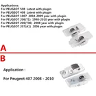 2 шт., Автомобильные светодиодные лампы для дверей Peugeot 407 408 508 RCZ 1007 3008 508 SW