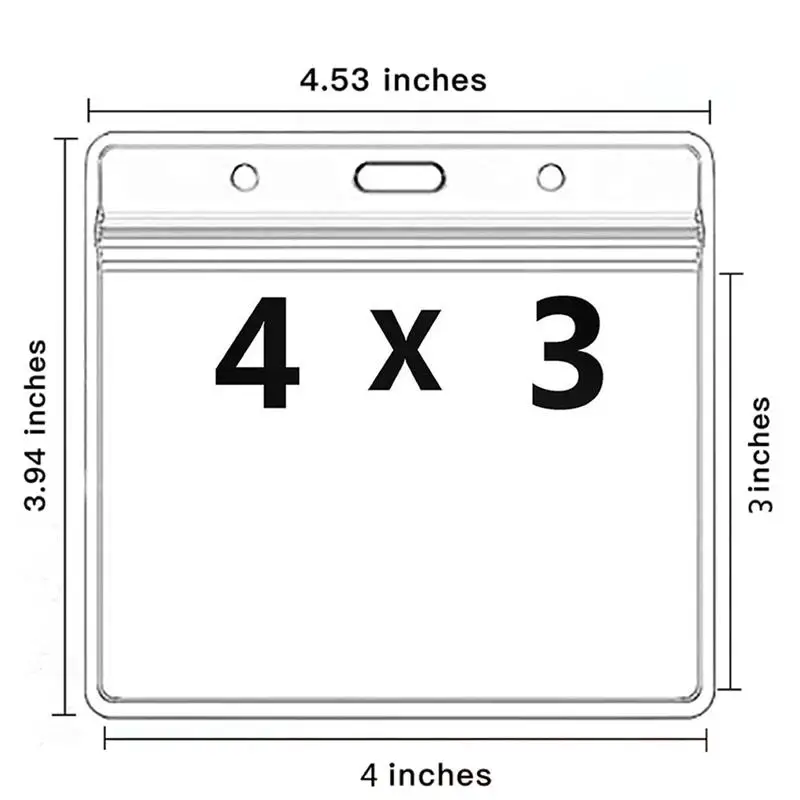 

5/10pcs Vaccination Card Protector 4 X 3 Inches Waterproof PVC CDC Immunization Record Vaccine Cards Cover Holder