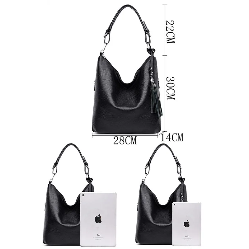 Винтажные женские сумки на плечо с кисточками дизайнерские кожаные через для