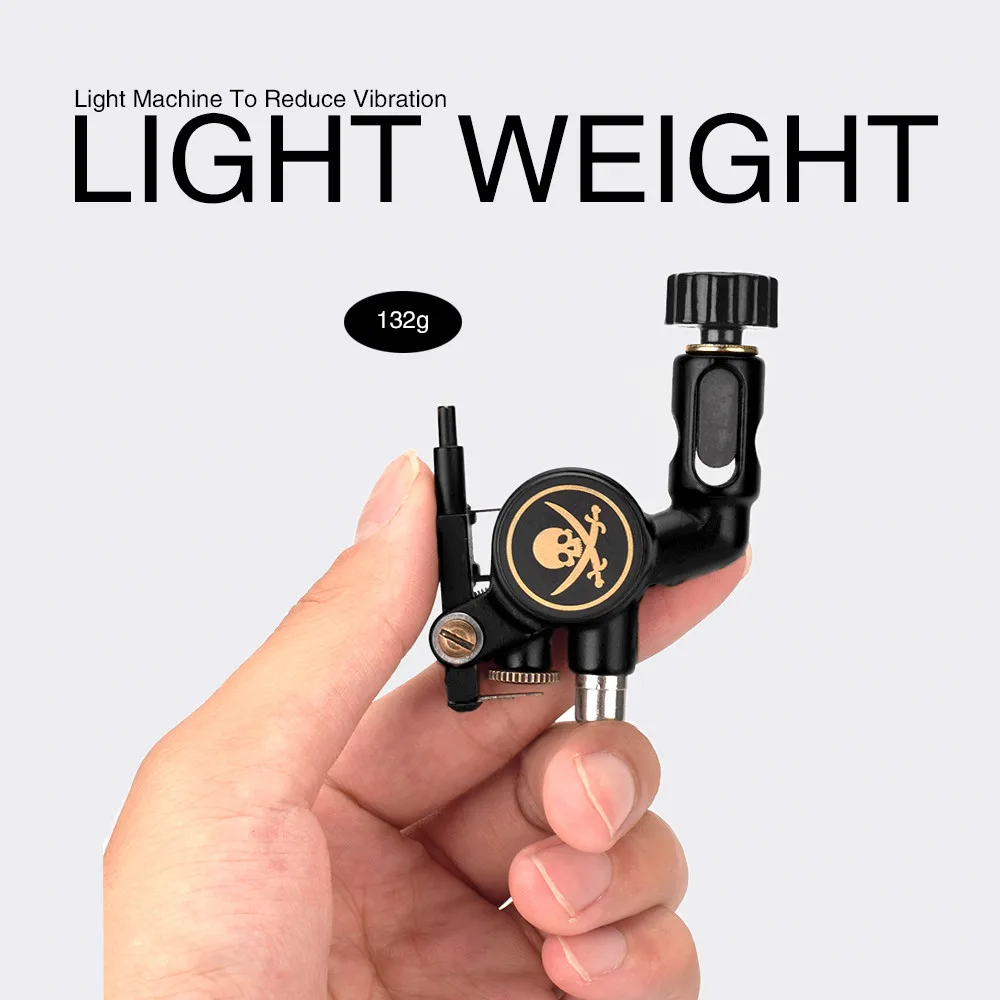 Тату машинка в виде черепа вращающаяся тату линейка и шейдер электрическая для