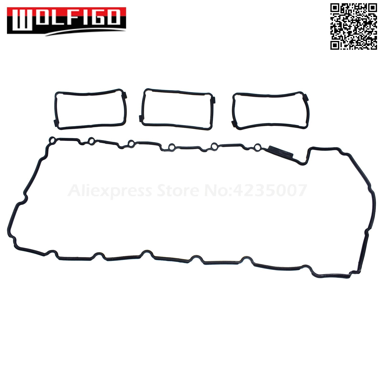 WOLFIGO Новинка для BMW 135i 435i E82 E88 F36 F10 Комплект прокладок крышки клапана 11127587804 151000201
