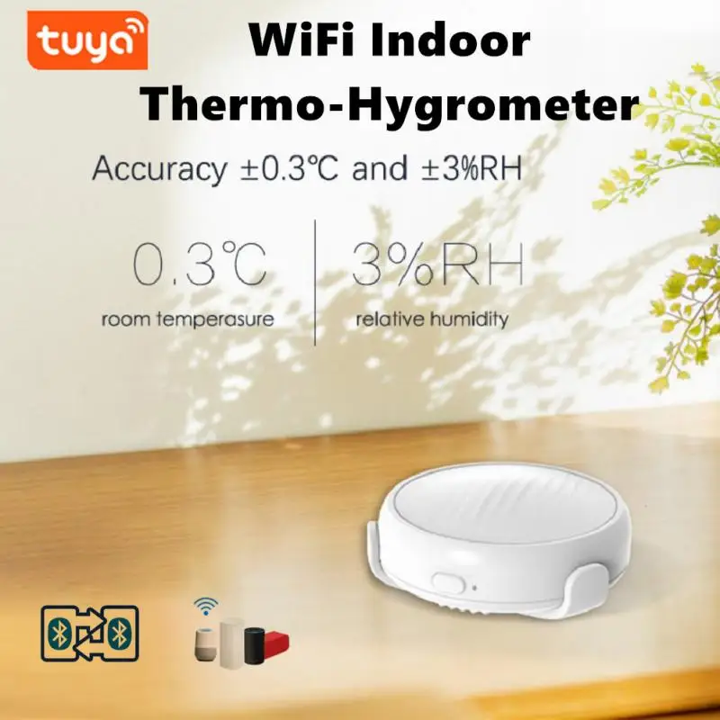

Умный Bluetooth-термометр Tuya, электронный домашний гигрометр с датчиком температуры и влажности, миниатюрный измерительный прибор