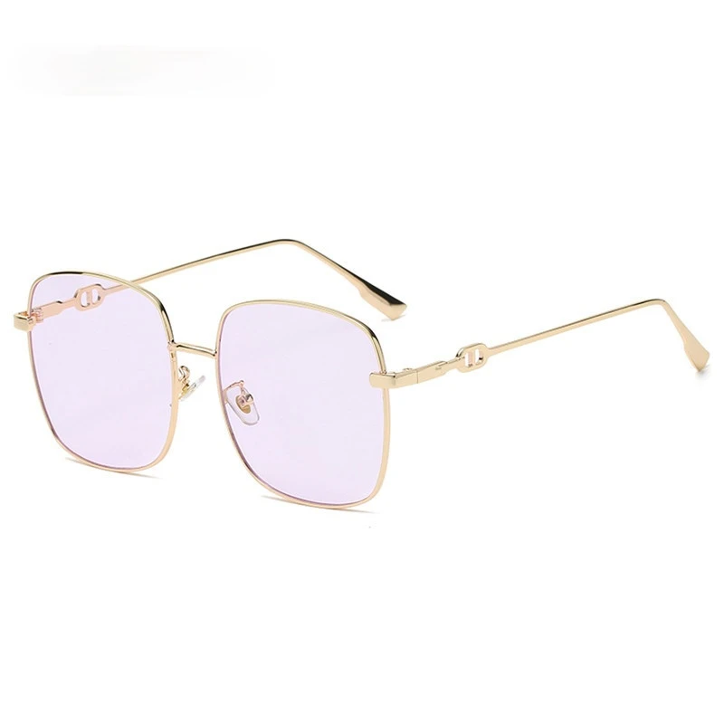 

2021 New Sunglasses Fashion Ocean Lens Ladies Brand Designer Glasses Women Retro Square Summer Anti-ultraviolet Sun Glasses