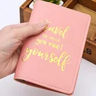 Новый дорожный Чехол для паспорта, чехол для карт для женщин и мужчин, дорожный кредитный держатель для карт, дорожный ID  Document, держатель для паспорта, кошелек CH02G