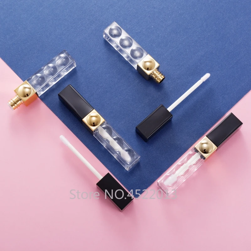 10 Вт 30 50 шт. в горошек черного и золотого цвета с прозрачным квадратным бутылка