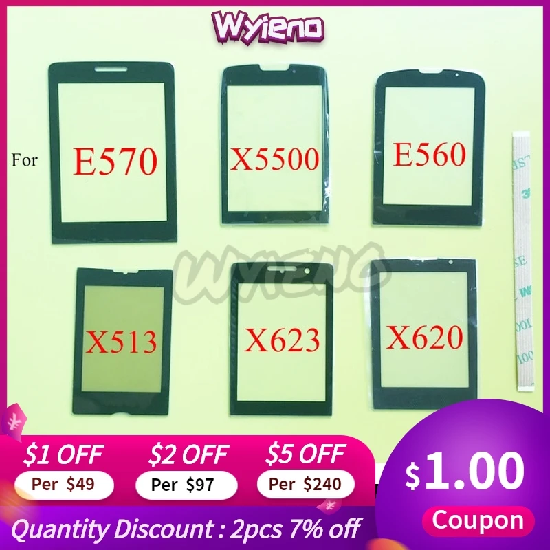 Стеклянный экран Wyieno для Philips Xenium E570 E571 X5500 E560 X623 X513 внешняя передняя панель +