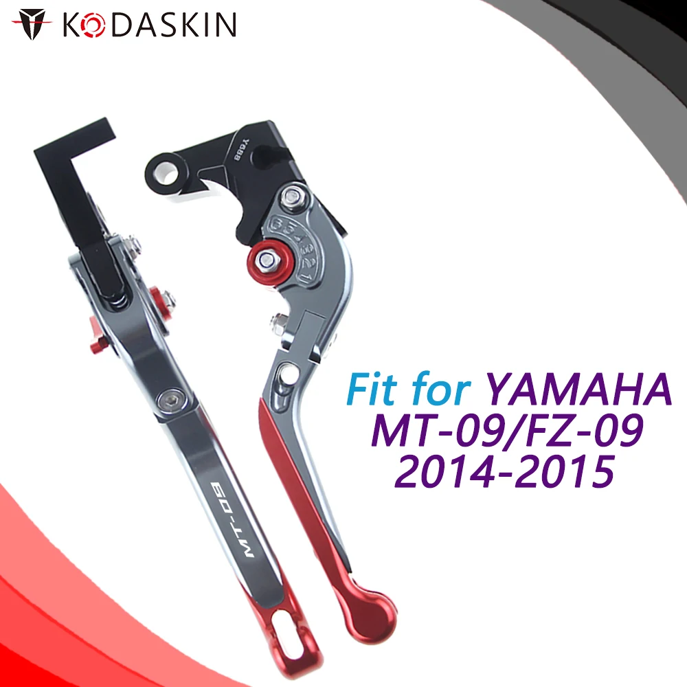 

Motorcycle CNC Adjustable for YAMAHA MT 09 FZ 09 MT09 FZ09 2014-2015 Folding Extendable Brake Clutch Levers