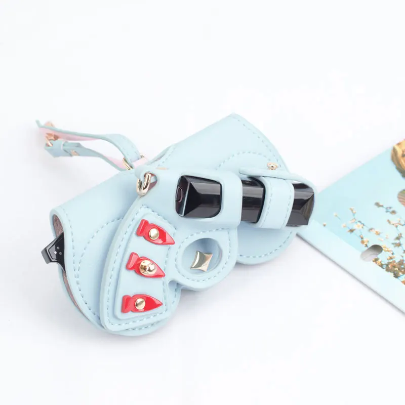 2020 кожаные чехлы для очков милые Мультяшные маски съемные солнцезащитные очки