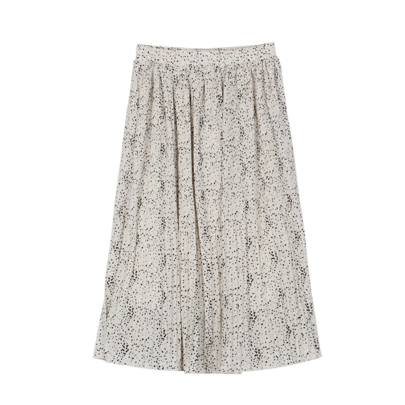 

Floral Print Skirts Womens Vintage Elastic High Waist Midi Skirt Summer New Sweet Ladies Holiday Skirt Saia Faldas