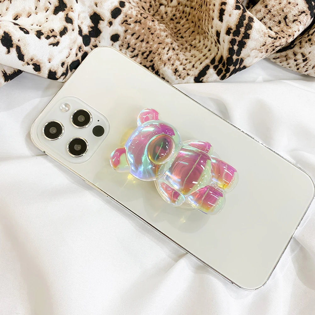 Складная подставка под пальцы 3D мультяшный Мишка Аврора держатель для