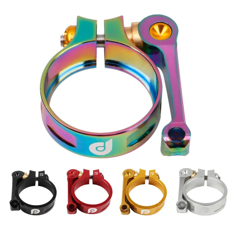 

Litepro зажим для сидения велосипеда велосипед ЧПУ 41 мм алюминиевый сплав подходит для 33,9 мм Подседельный штырь для горного велосипеда Запчаст...