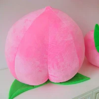 juicy peach plush toys baby fruit pillow home decorate doll birthday gift kids chirldren