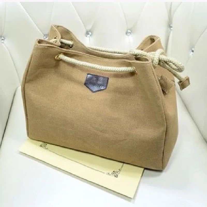 Ретро простая Холщовая Сумка модная Большая вместительная сумка для покупок