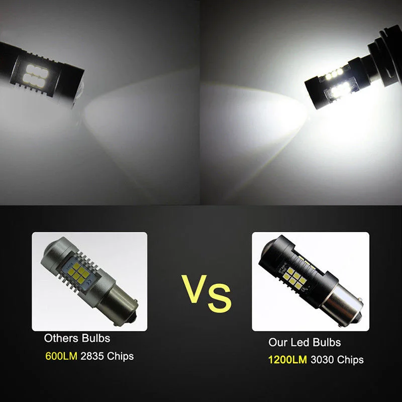 IP65/ 6000K 1156 BA15S P21W 21SMD светодиодный автомобильный указатель поворота светильник