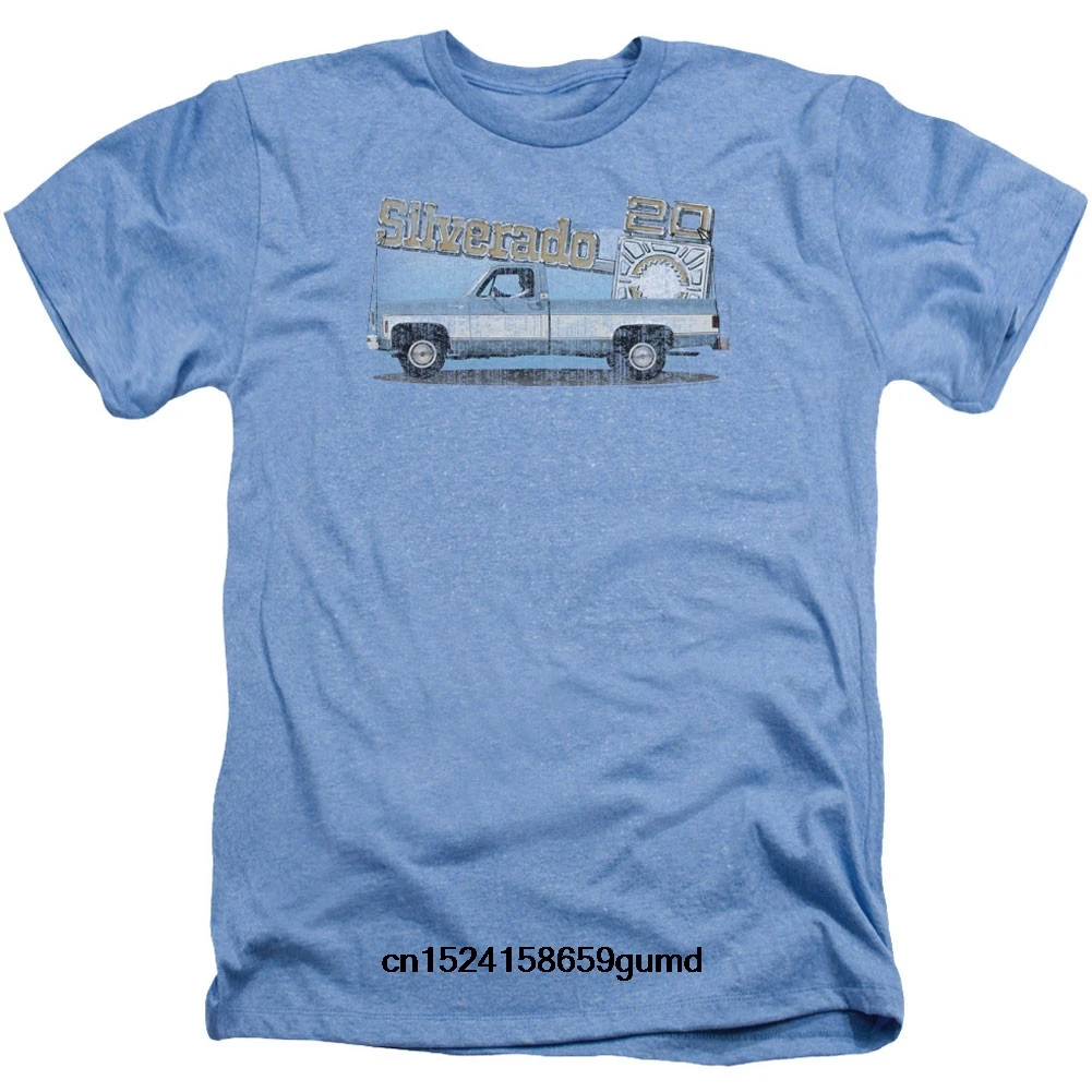 Funny Men t shirt Women novelty tshirt Chevy Old Silverado Sketch Adult Heather 4 Poly T-Shirt | Мужская одежда