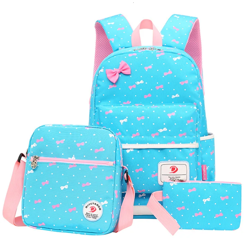 Pcs/Set school backpack 3 children School Bags Teenager Girls women shoulder travel bags printing rucksack mochila knapsack kids