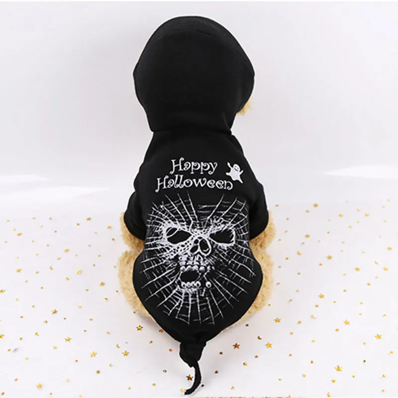 Толстовка для собак одежда домашних животных Зимняя Теплая Флисовая Куртка