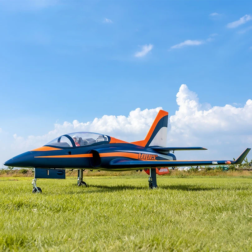 Радиоуправляемый самолет FMS 90 мм Ducted Fan EDF Jet Super Viper 6ch с клапаном Wingspan 1400 большая