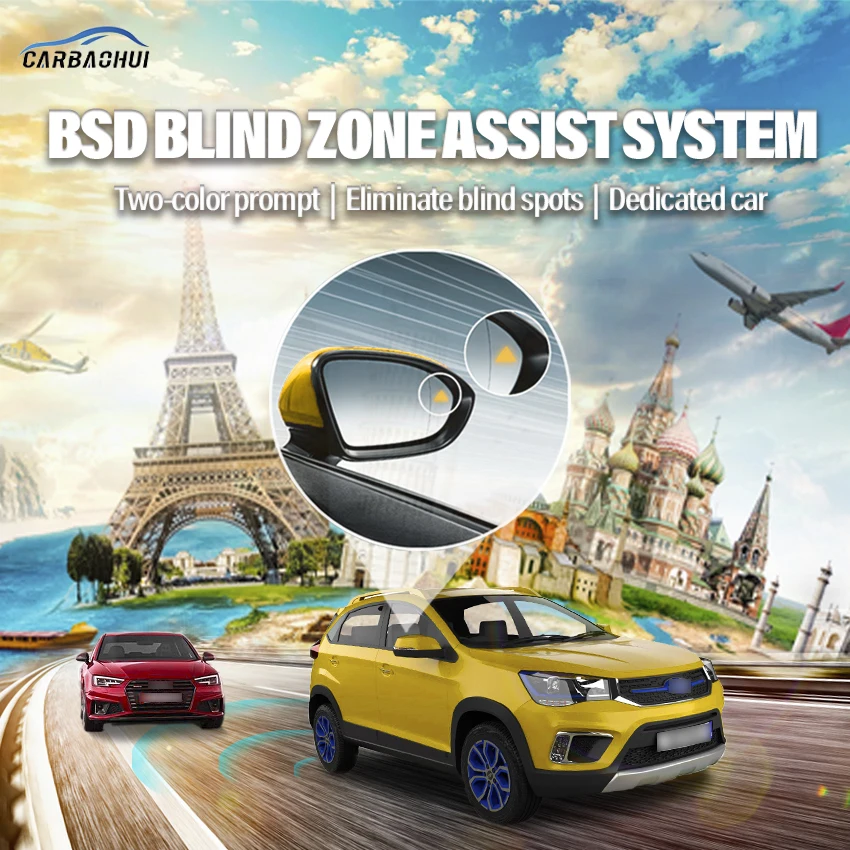 

Автомобильный привод BSD BSM BSA для слепых зон, предупреждающее зеркало, задний радар, система обнаружения микроволновой печи для Chery Tiggo 3XE ...