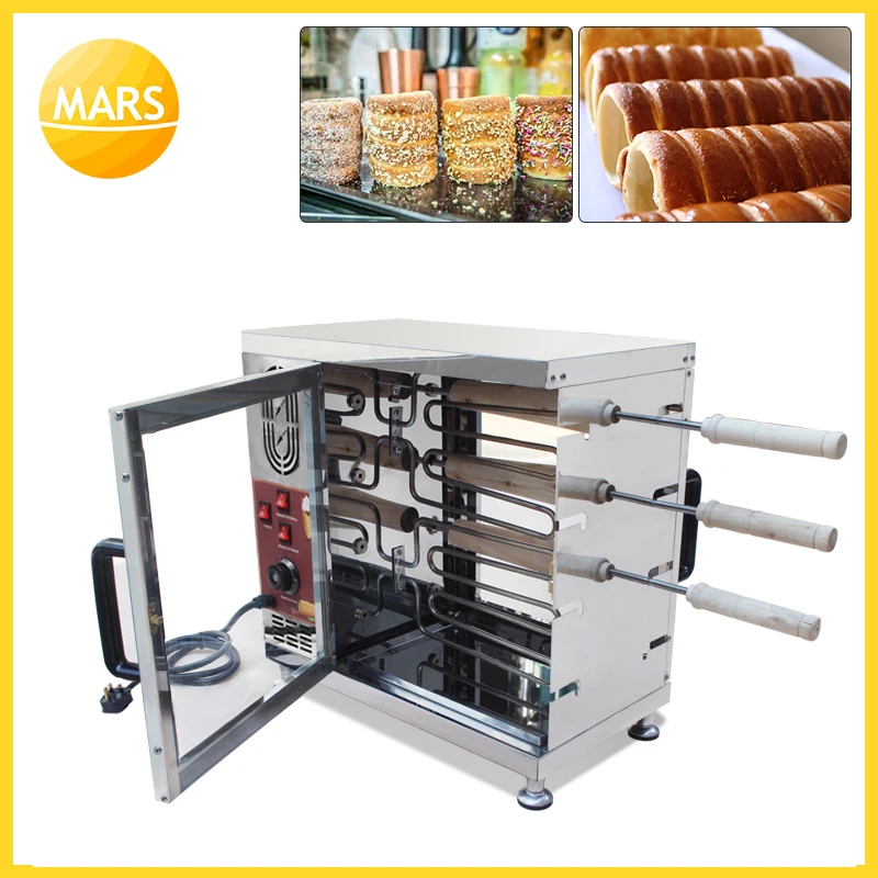Коммерческая дымовая машина для выпечки пирожных kurtos kalacs печь Дымовой ролик