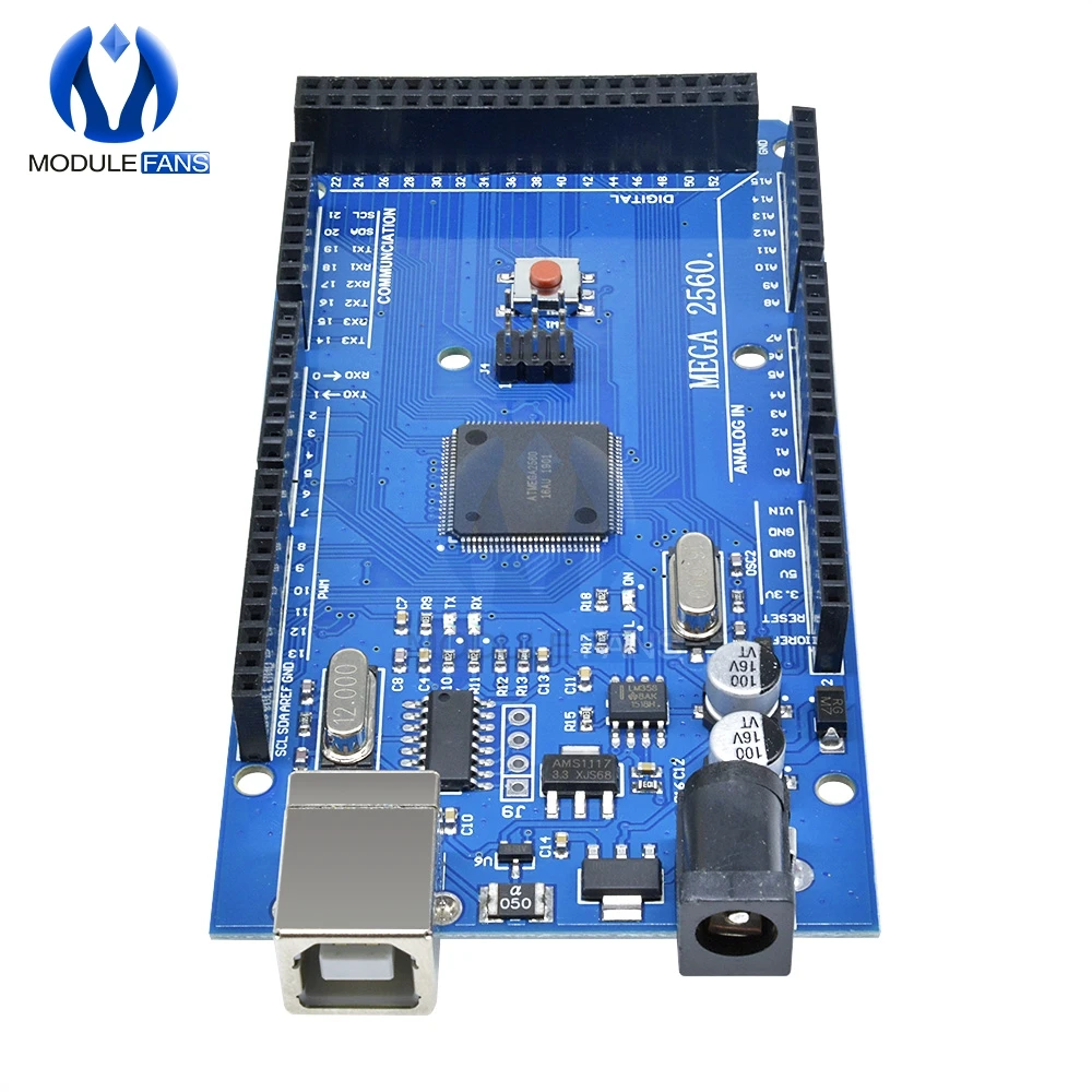Плата CH340G CH340 для Arduino совместима с Φ ATMEGA 2560 R3 модуль Mega2560 ATMEGA2560 | Электронные
