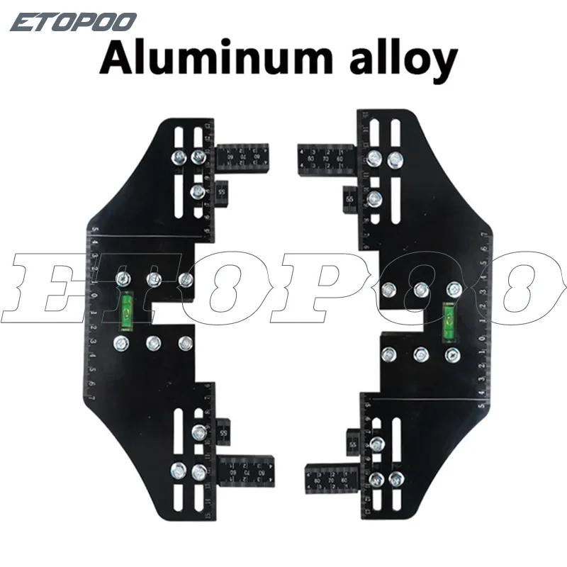 Линейка из нержавеющей стали с двойной линией линейка алюминиевого сплава для