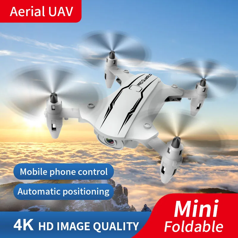 

Mini Folding Fixed-Height Drone Aerial Photography Aircraft 4K HD Hot-Selling Toy 2.4HZ Anti-Interference Four-Axis Drone