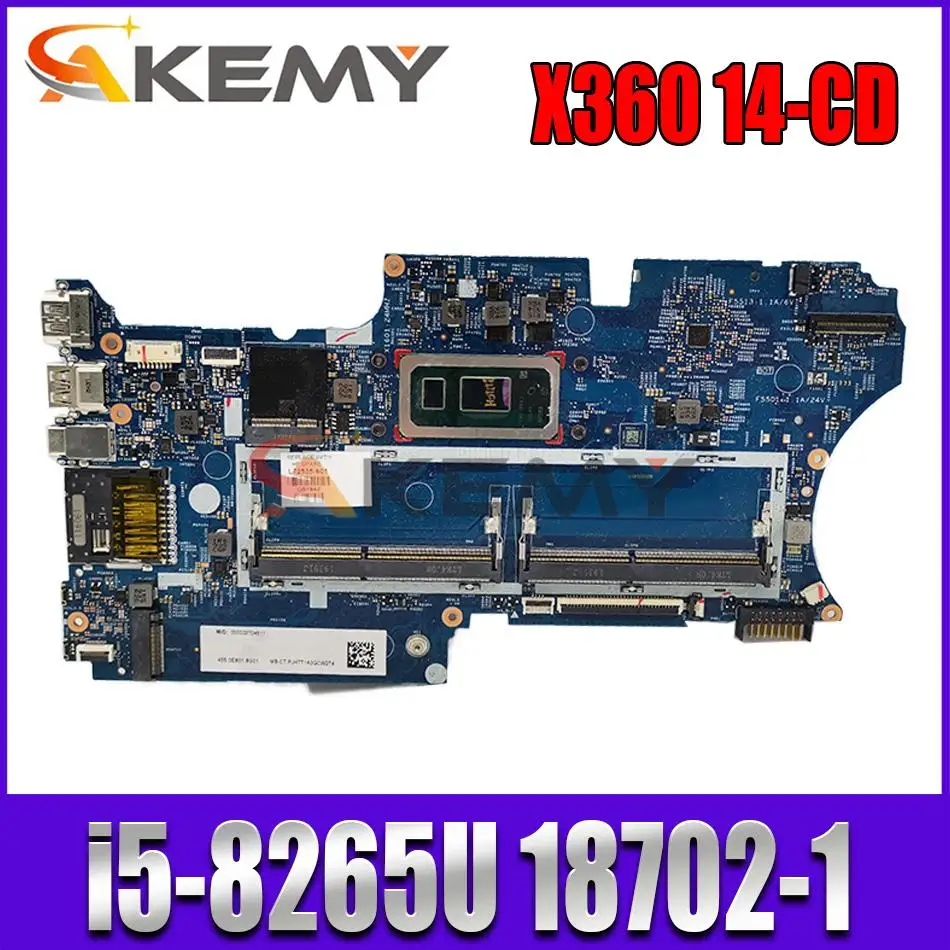 

For HP X360 14-CD L36455-001 L36455-601 L36455-501 Laptop motherboard 18702-1 448.0E814.0011 with I5-8265U 100% tested ok