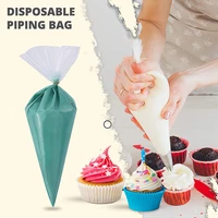 100pcs 912 inches silicone pastry bag tips kitchen cake icing piping cream cake decorating tools reusable pastry bags one time
