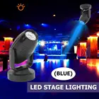 Цветная (RGB) светодиодный сценический прожектор 85-265V 360 градусов KTV бар DJ диско вечерние свадебные атмосфера пятно луча лампы черный корпус